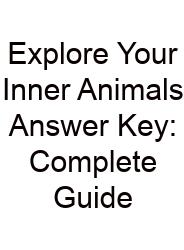 Explore Your Inner Animals Answer Key: Complete Guide