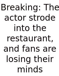 Breaking: The Actor Strode Into The Restaurant, And Fans Are Losing Their Minds