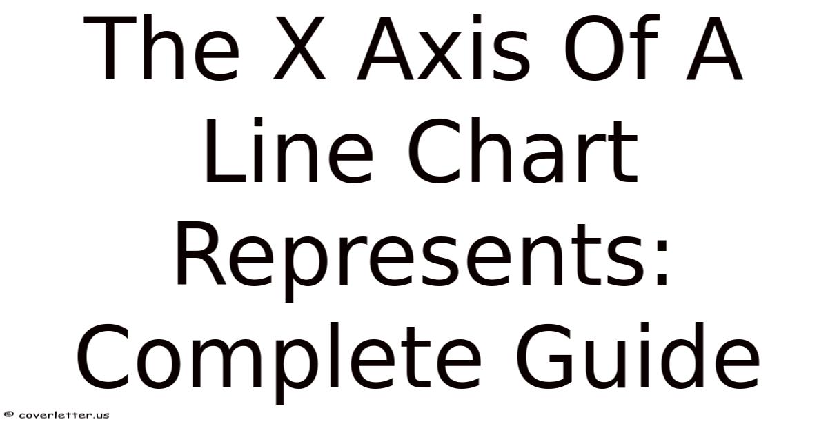 The X Axis Of A Line Chart Represents: Complete Guide